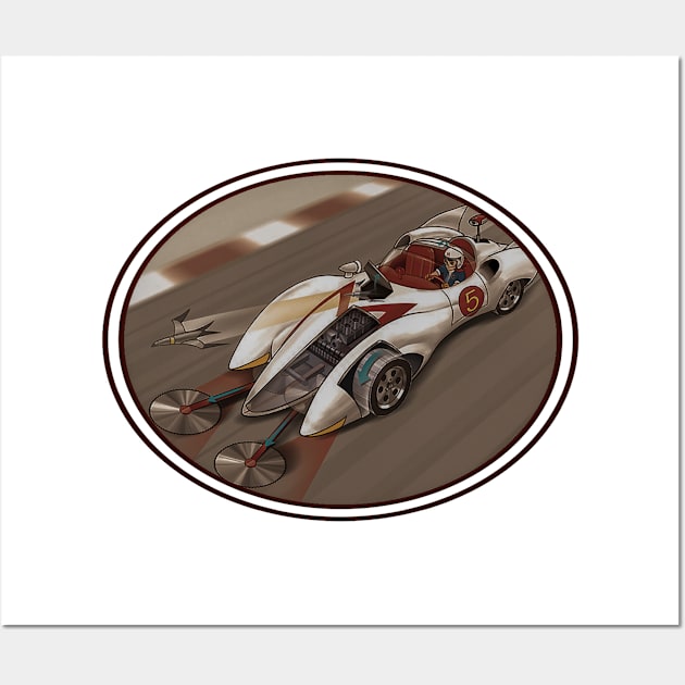 speed racer Wall Art by dance girl and mousse podcast